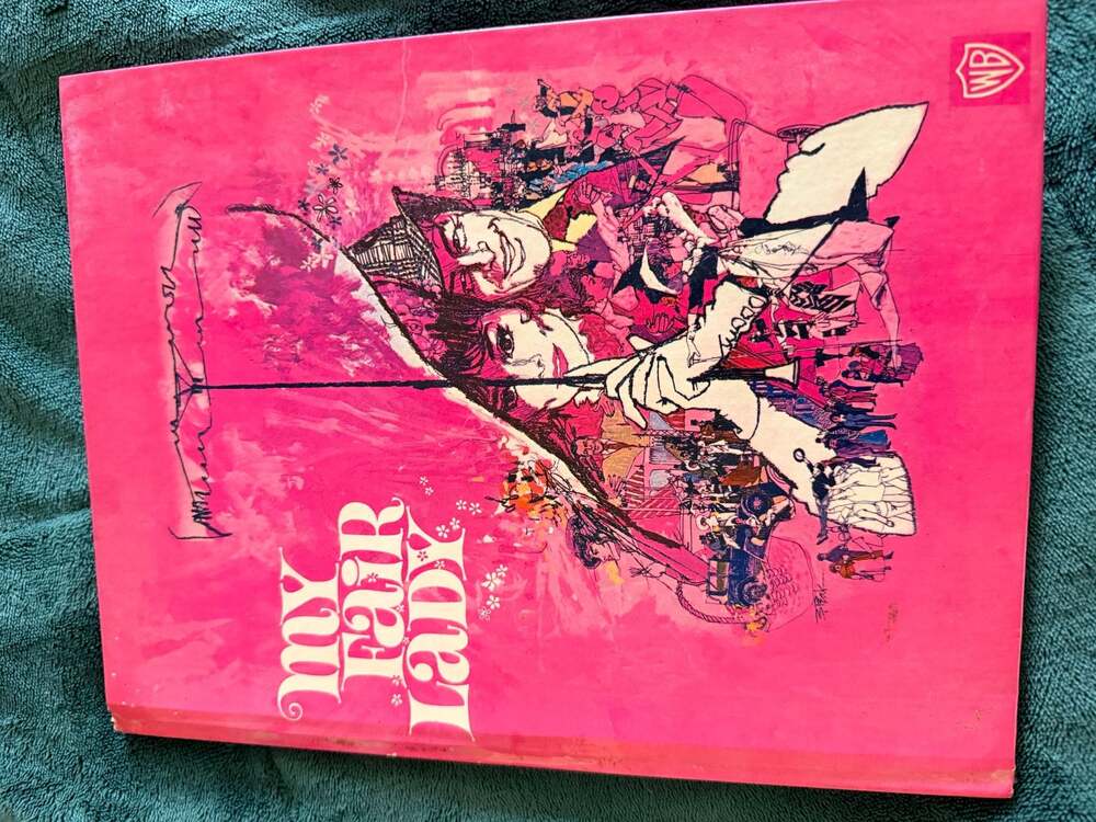 Vintage 1964 My Fair Lady Movie Souvenir Program Hardcover Book Warner Bros.